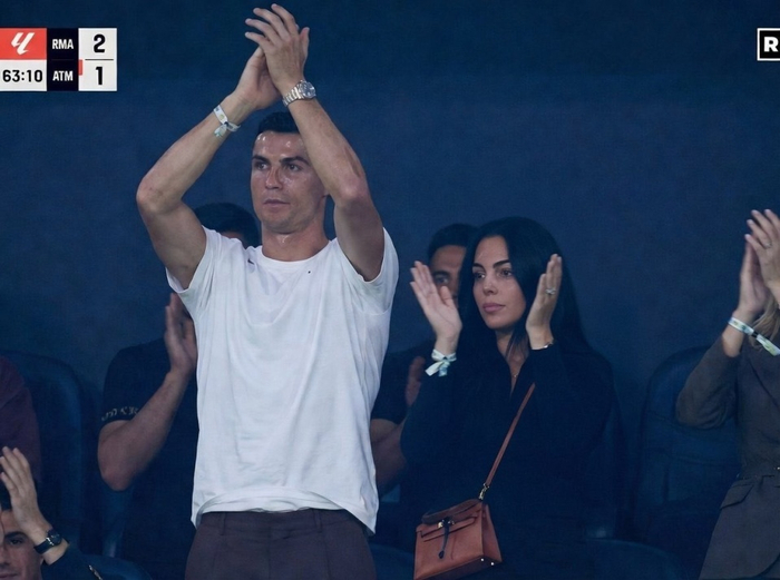 皇马逆转马竞C罗现身伯纳乌见证德比逆转